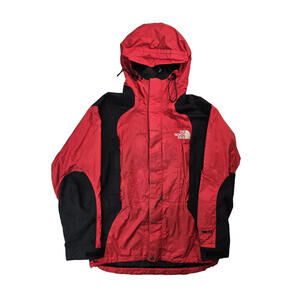 The North Face TNF Vintage 90s Gortex Red Zip Mountain Shell Jacket Men Small S